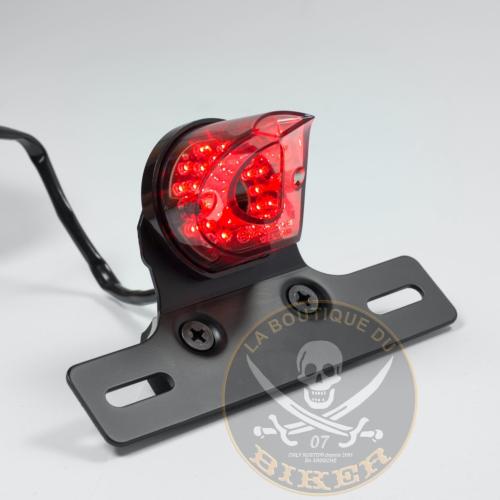 FEU ARRIERE LED HOMOLOGUE NOIR...PE20101317 PARTS EUROPE LED TAIL LIGHT / SMOKE LENS / BLACK