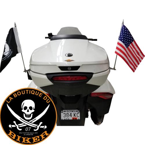 PORTE DRAPEAU KIT CAN-AM SPYDER F3...PE20301250 RIVCO PRODUCTS FLAG HOLDER SPYDER F3 20301250 / FH450  #LABOUTIQUEDUBIKER