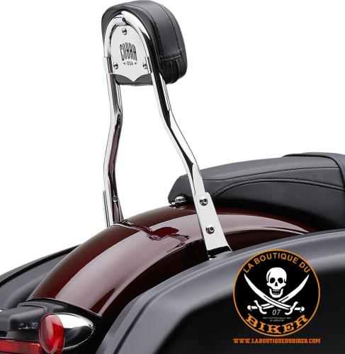 SISSI-BAR HD SOFTAIL FLSB A PARTIR DE 2018...HAUTEUR 36cm SANS PORTE PAQUET CHROME...COBRA DTCH BKRST RND FLSB 15010617 / 602-2011