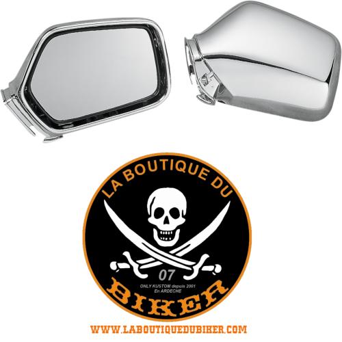 RETROVISEURS HONDA GL1500 GOLDWING 1988-2000 CHROME LA PAIRE...SHOW CHROME CHROME MIRROR-GL1500 DS302078 / 2-445