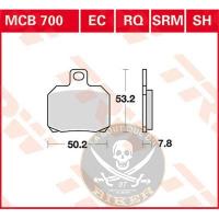 PLAQUETTES DE FREIN DUCATI ARRIERE...PE17211118 TRW BRAKE PAD RQ ORGANIC SPORT / MCB700RQ