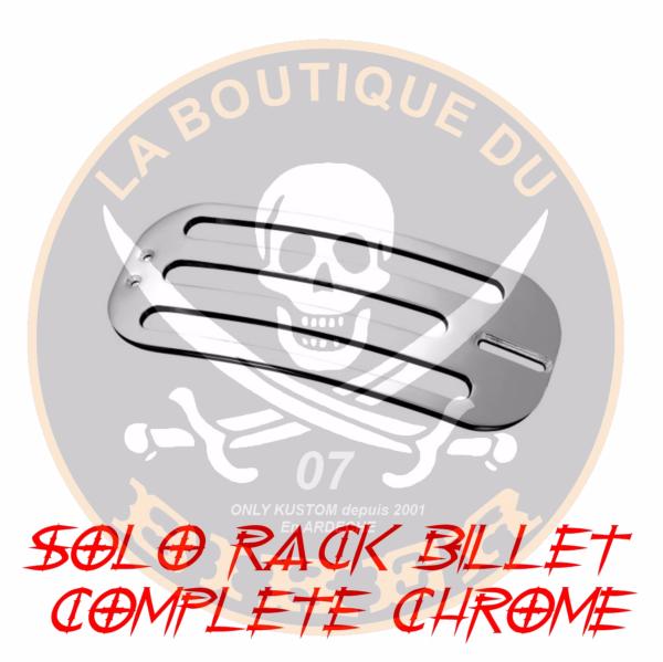 PORTE PAQUET INDIAN CHIEF SOLO RACK BILLET COMPLETE CHROME...H668-0631 Highway Hawk Solo Rack "Billet" chrome - complete with mounting bracket for Indian CHIEF Classic '14 -21,C...LA BOUTIQUE DU BIKER