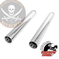 POTS INDIAN CHIEF Muffler straight cut Chrome...H658-1200 Homologué Euro 3 Highway Hawk Exhaust set "Straight cut" chrome for Indian - CHIEF