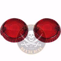 CABOCHONS CLIGNOTANT KAWASAKI VN 900 ROUGE...PE20200616 CUSTOM DYNAMICS REPLACEMENT TURN SIGNAL LENS RED...LA BOUTIQUE DU BIKER