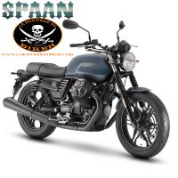 Couvre Réservoir MOTO GUZZI V7 III / V9 ROAMER (2016-2018) Cuir Noir...SP1595 TANK-PANEL...SPAAN LA BOUTIQUE DU BIKER