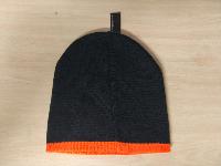 BONNET COLLECTION de LA BOUTIQUE DU BIKER 100% ACRYLIQUE NOIR/ORANGE