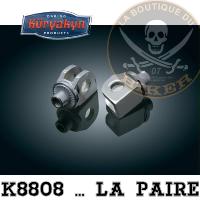 ADAPTATEUR PASSAGER POUR CALE PIED KURYAKYN TRIUMPH ROCKET 3...KUR8808 KURYAKYN MOUNT PEG SPL FT  16200669 / 880...LA BOUTIQUE DU BIKER