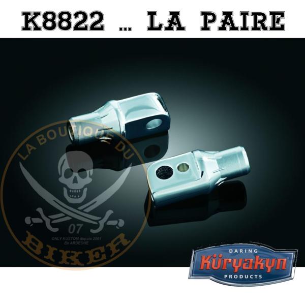 ADAPTATEUR PASSAGER POUR CALE PIED KURYAKYN SUZUKI M1800 R...K8822...LA BOUTIQUE DU BIKER