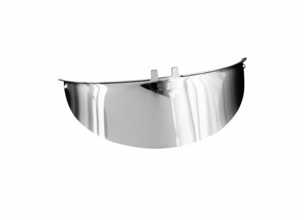 VISIERE 180mm LISSE POUR PHARE 180mm...H66-051 Highway Hawk Headlight Visor "Plain" in chrome for Headlights with 180mm (7") diameter - 1 piece...LA BOUTIQUE DU BIKER