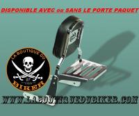 SISSI-BAR HD SOFTAIL FL / FX de 2000 à 2016...HAUTEUR 35cm AVEC PORTE PAQUET...SP811NE NOIR  #LABOUTIQUEDUBIKER