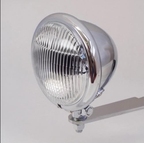 PHARE 115mm ADDITIONNEL CHROME H3 55W HOMOLOGUE...Phare Additionnel Standard Homologué SP0940