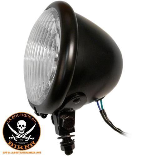 PHARE 115mm ADDITIONNEL NOIR...PE20011186 EMGO SPOTLAMP BATES STYLE 4,5" 20011186 / 66-84121B