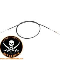 HARLEY FL 1968-1984 4 VITESSE...CABLE D'EMBRAYAGE NOIR 141.5CM..PE06521298...BARNETT CLUTCH CABLE TRADITIONAL BLACK OVERSIZE +6" (152MM) OEM #38618-68C