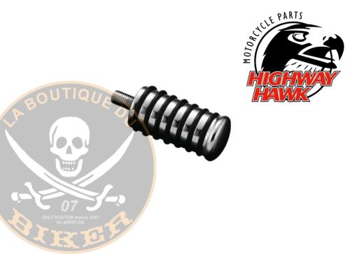 EMBOUT DE SELECTEUR HARLEY DAVIDSON...H34-610 Highway Hawk Footrest (1 piece) for shift lever sorortine or brake lever "Sundance" chrome