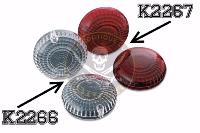 CABOCHONS CLIGNOTANT YAMAHA DRAG STAR BLANC...KUR2266 KURYAKYN REPLACEMENT LENSES CLEAR...LA BOUTIQUE DU BIKER