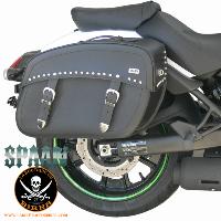 SUPPORTS SACOCHES KAWASAKI S650 AVEC SISSI BAR...KLICKFIX NOIR...SP1109NE..SPAAN-LABOUTIQUEDUBIKER