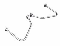 SUPPORTS SACOCHES KAWASAKI VN 900 CL...H664-031 Highway Hawk Saddlebag Support Kit Set chrome for Kawasaki VN 900 Custom - Classic...LA BOUTIQUE DU BIKER