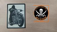 PATCHE CAOUTCHOUC LAVABLE BIKER...LA BOUTIQUE DU BIKER