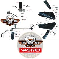 VASTRO RAPTOR 125...CALE-PIEDS N°14	SPORTSTERFIG13-14	 SUPPORT DROIT