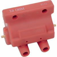 BOBINE POUR HD...COIL 12V DUAL-FIRE 3 OHM RED...PE21020217...REMPLACE OEM #31609-80 / 10-2025