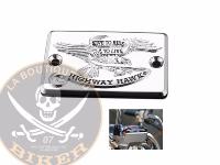 COUVRE Mr FREIN AVANT HONDA LIVE TO RIDE...H451-001 Highway Hawk Mastercylindercover with Emblem "Live to Ride"...LA BOUTIQUE DU BIKER