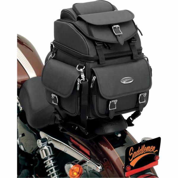 SAC POUR SISSI-BAR Cuir SYNTHETIQUE BR1800EX...PE35150118 SADDLEMEN SISSY BAR BAG BR1800EX 35150118 / 3515-0118