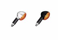 CLIGNOTANTS NOIR MEDIUM CATEYE...H68-5062 Turn signal set "Medium Cateye" in black with Amber lens M10 mounting 12V23W (2 Pcs) #LABOUTIQUEDUBIKER