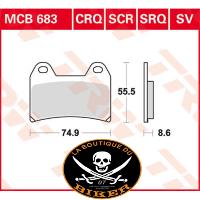 PLAQUETTES DE FREIN DUCATI AVANT...MCB683SV BRAKE PAD SV SINTER PERFORMANCE STREET