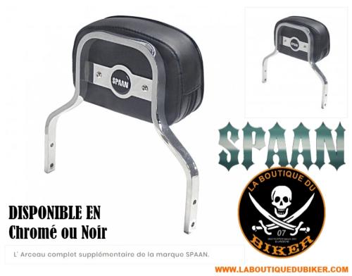 ARCEAU COMPLET POUR SISSI-BAR SPAAN LARGEUR 255mm BAS NOIR 26cm...SP A255-BNE...LA BOUTIQUE DU BIKER