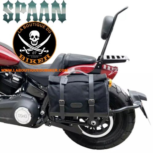 SISSI-BAR HD Dyna APRES 2006 sauf DYNA GLIDE APRES 2006 AVEC PORTE PAQUET...SP1057B CHROME HAUTEUR 50CM #LABOUTIQUEDUBIKER