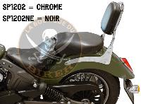 SISSI-BAR INDIAN SCOUT CHROME SANS PORTE PAQUET CHROME...SP1202 CHROME HAUTEUR 35CM