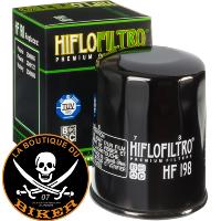 FILTRE A HUILE VICTORY...PE HF198 NOIR...HIFLOFILTRO FILTEROIL POLARIS VICTORY 07120114 / HF198 LA BOUTIQUE DU BIKER