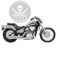 POTS HONDA VT600 SHADOW 1988-2007 COBRA SYSTEM STREET ROD 2 INTO 2 STRAIGHT-CUT COBRA CHROME 18102310 / 1721T