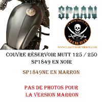 Couvre Réservoir MUTT 125/250...SP1849M MARRON...LA BOUTIQUE DU BIKER