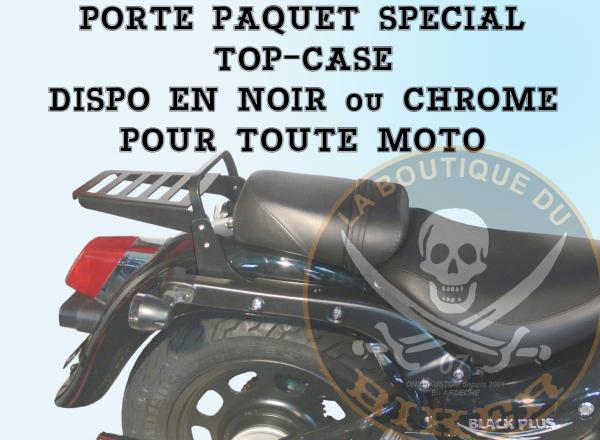 PORTE PAQUET HONDA VFC750 MAGNA RC43...SPECIAL TOP-CASE CHROME...SP685TC SPAAN LA BOUTIQUE DU BIKER 