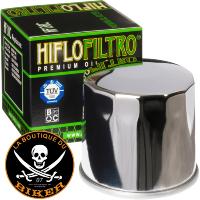 FILTRE A HUILE TRIUMPH...PE HF204C CHROME HIFLOFILTRO FILTER OIL ...LA BOUTIQUE DU BIKER