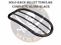 PORTE PAQUET INDIAN CHIEF SOLO RACK TUBULAR COMPLETE NOIR...H668-0131BK H668-0131BK...LA BOUTIQUE DU BIKER