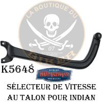 SELECTEUR de VITESSE TALON INDIAN 2014-2020 SAUF SCOUT...KUR5648 NOIR KURYAKYN HEEL SHIFT LEVER FOR INDIAN BLACK