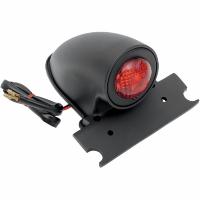 FEU ARRIERE AMPOULE SPARTO NOIR...PE20100603 DRAG SPECIALTIES TAILLIGHT CHOPPER BLACK WITH LICENSE PLATE MOUNT 20100603 / 20-6525BE