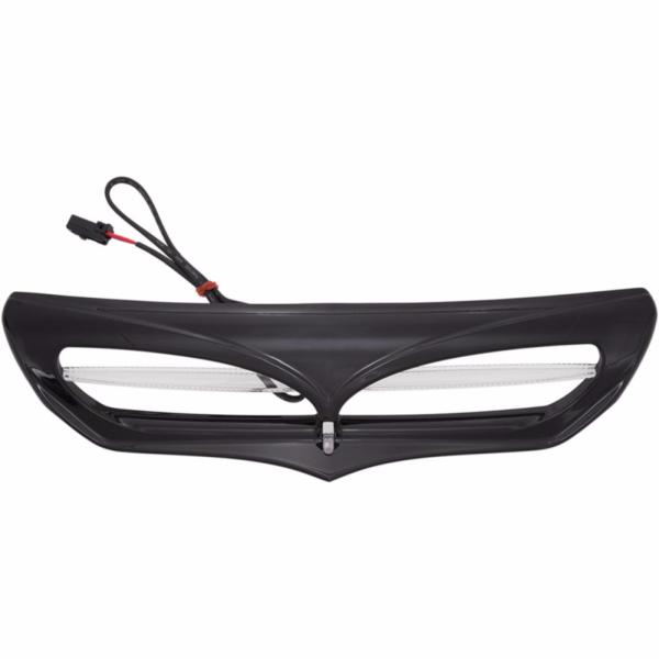 Habillage de ventilation de pare-brise à LED NOIR HD  FLH A PARTIR DE 2014...CIRO TRIM FAIRING BLK W/LT 23500344 / 40012