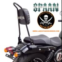 SISSI-BAR HD XG500 / XG750 STREET...HAUTEUR 50cm SANS PORTE PAQUET...SP1097CHNE NOIR  #LABOUTIQUEDUBIKER