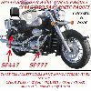 SUPPORTS SACOCHES SUZUKI VL800 VOLUSIA...SP447...SPAAN-LA BOUTIQUE DU BIKER