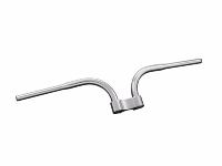 GUIDON HONDA en 25/32 ROUND REGLABLE CINTRE CHROME...H55-581 Highway Hawk Handlebar "Adjustable Round" 950 mm wide 220 mm high for Honda, Suzuki und Yamaha chrome TÜV