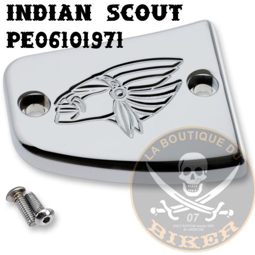 COUVRE Mr FREIN AVANT INDIAN SCOUT 2015-2024...JOKER MACHINE COVER MASTR CYL WAR CHR 06101971 / 30-382-3