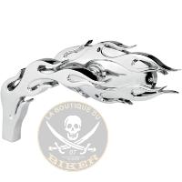 RETROVISEUR HARLEY CHROME ARLEN NESS FLAMED CHROME DROIT...PE06400592 ARLEN NESS MIRROR FLAMED MICRO CHROME RIGHT 13-071