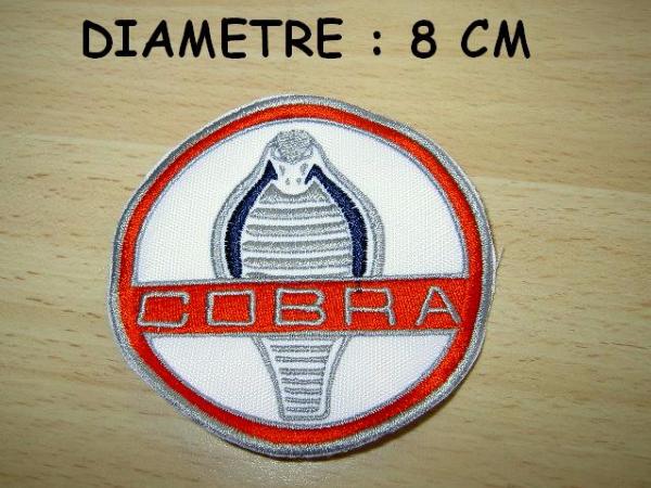 PATCHE BRODE...COBRA...LA BOUTIQUE DU BIKER