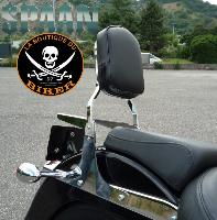 SISSI-BAR HD SOFTAIL FL / FX de 2000 à 2016...HAUTEUR 35cm AVEC PORTE PAQUET...SP811NE NOIR  #LABOUTIQUEDUBIKER