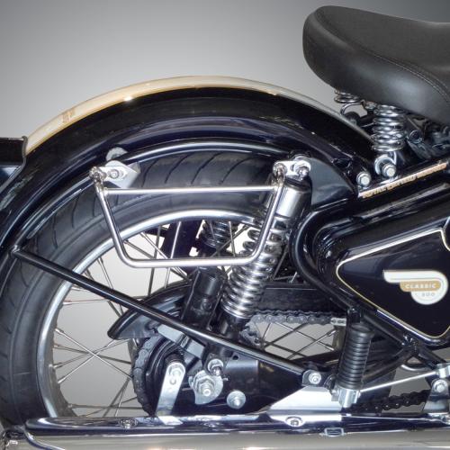 SUPPORTS SACOCHES ROYAL ENFIELD CLASSIC 500...KLICKFIX NOIR...SP1212NE LABOUTIQUEDUBIKER