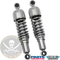 AMORTISSEURS HD SPORTSTER 2004-2022 292mm CHROME...DRAG SPECIALTIES SHOCKS 11.5"CHR 04-21 XL 13101296 / C16-0121