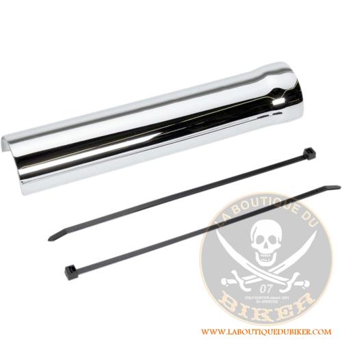 CACHE CARDAN CHROME HONDA VT750...PE-BLV60640 COBRA CHROMED DRIVESHAFT COVERS...LA BOUTIQUE DU BIKER